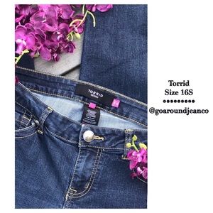 TORRID Denim Jeans Cut#: 415469 Size 16S